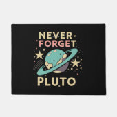 Never Forget Pluto Space Science Deurmat (Voorkant)