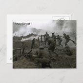 Never Forget Rememberance Day Postcard Briefkaart (Voorkant / Achterkant)