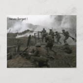 Never Forget Rememberance Day Postcard Briefkaart (Voorkant)