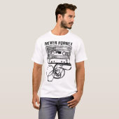Never Forget Retro Cassette Tape T-shirt (Voorkant volledig)