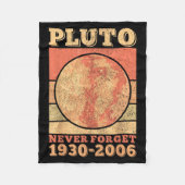 Never Forget Space Science Astronomy Men Women Fun Fleece Deken (Voorkant)