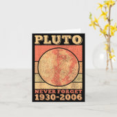 Never Forget Space Science Astronomy Men Women Fun Kaart (Gele Bloem)