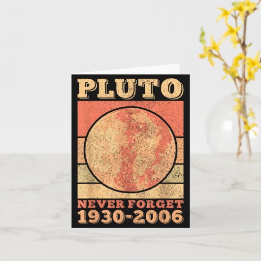 Never Forget Space Science Astronomy Men Women Fun Kaart (Gele Bloem)