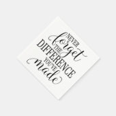 Never Forget the Difference You’ve Made Servet (Hoek)