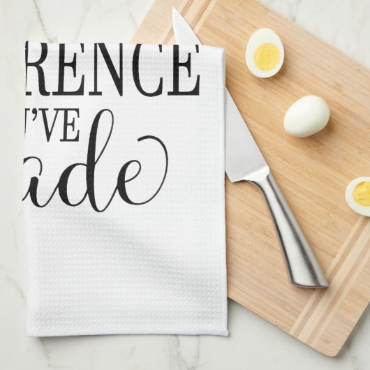 Never Forget the Difference You’ve Made Theedoek (Quarter Fold)