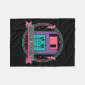 Never Forget Vintage Computer Tech  Fleece Deken (Voorkant (Horizontaal))