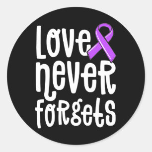 Never Forgets Memories Problem Heimer End Ronde Sticker