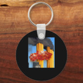 Never Forgetti Funny Spaghetti Meme Sleutelhanger (Voorkant)