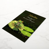 Never frog-et how much I love you Folie Feestdagenkaart (Gedraaid)