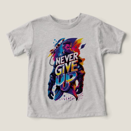 Never Give Up (Design voorkant)