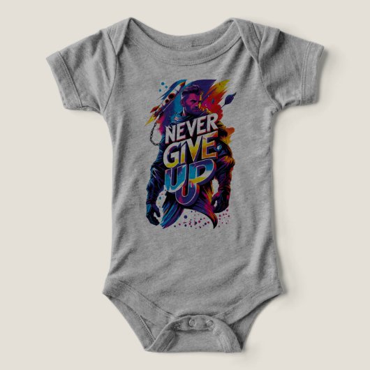 Never Give Up (Design voorkant)