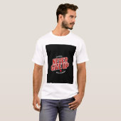 Never give up design t-shirt (Voorkant volledig)