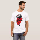 "NEVER GIVE UP" Gym T-Shirts for Men Online (Voorkant volledig)