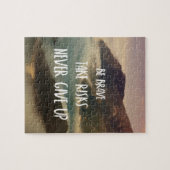 Never give up legpuzzel (Horizontaal)