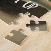 Never give up legpuzzel (Zijkant)