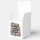 Never Give Up On Your Dreams Bedankdoosjes (Geopend)