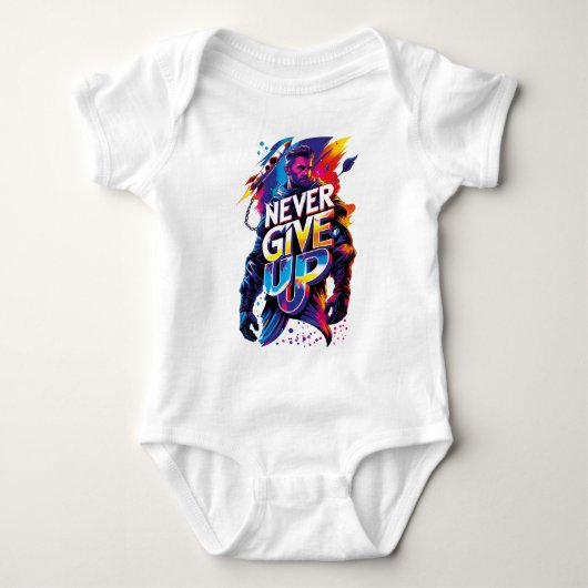 Never Give Up Romper (Voorkant)