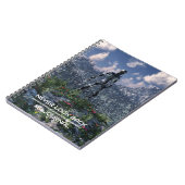 Never Look Back. Futuristic landscape with robots Notitieboek (Linkerzijde)