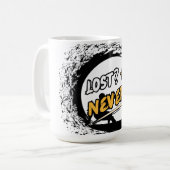 Never Lost Avonturen Mok (Voorkant links)