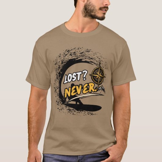 Never Lost Avonturen T-Shirt (Voorkant)
