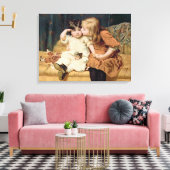 Never Mind (door Frederick Morgan) Canvas Afdruk (Insitu (Woonkamer))