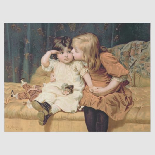 Never Mind (door Frederick Morgan) Tissuepapier (Voorkant)