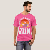 Never Miss A Chance To Run Funny Free Running Park T-shirt (Voorkant volledig)