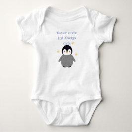 Never mute but always cute- Pinguin Romper