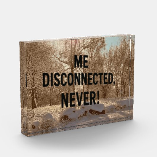 Never Not Connected — Forest Block Fotoblokken (Links)