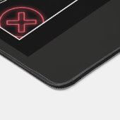 "Never Say Game Over" Neon Controller Bureaumat (Hoek)