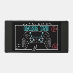"Never Say Game Over" Neon Controller Bureaumat