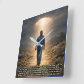 Never separated from God Vierkante Klok (Hoek)