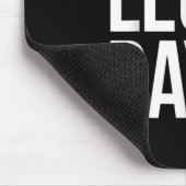 Never skip leg day Funny Quote Animal Flamingo App Muismat (Hoek)