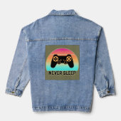 Never Sleep Denim Jacket (Achterkant)