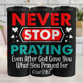 Never Stop Praying Thermosbeker