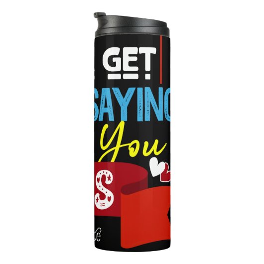 Never Tired Thank You Jesus Thermosbeker (Geroteerd rechts)