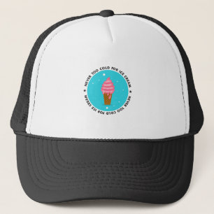 Never too Cold for Ice Cream Trucker Pet