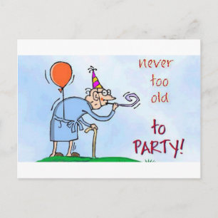 Never Too Old Briefkaart