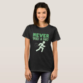 Never Trust A Fart   Marathoner Marathon Runner Ru T-shirt (Voorkant volledig)
