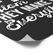 Never Trust An Atom, They Make Up Everything Poster (Hoek)