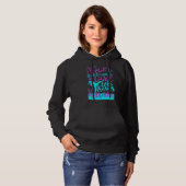 Never Underestimate a Girl Who Knows Karate Quote  Hoodie (Voorkant volledig)