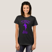 Never Underestimate A Woman With a Guitar Funny Qu T-shirt (Voorkant volledig)
