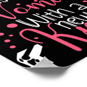 Never Underestimate A Women New Knee Broken Knee S Poster (Hoek)