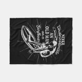 Never Underestimate An Old Man On A Surfboard-funn Fleece Deken (Voorkant (Horizontaal))