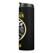 Never Underestimate An Old Man With Tools Handyman Thermosbeker (Geroteerd rechts)