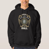 NEVER_UNDERESTIMATE_POWER_OF_A_BULL HOODIE (Voorkant)