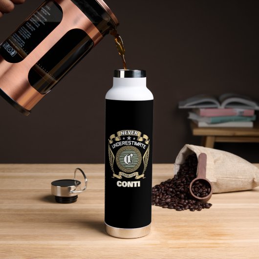 NEVER UNDERESTIMATE POWER OF A CONTI WATERFLES (Koffie (Gedraaid)  )