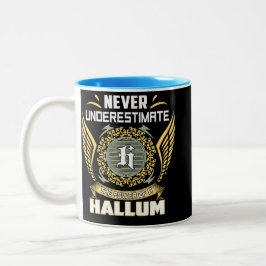 Never Underestimate The Power Of A Hallum Tweekleurige Koffiemok
