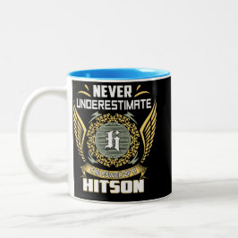 Never Underestimate The Power Of A Hitson Tweekleurige Koffiemok