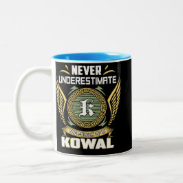 Never Underestimate The Power Of A Kowal Tweekleurige Koffiemok